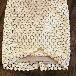 Charter Club Cream Lace Skirt Size 10